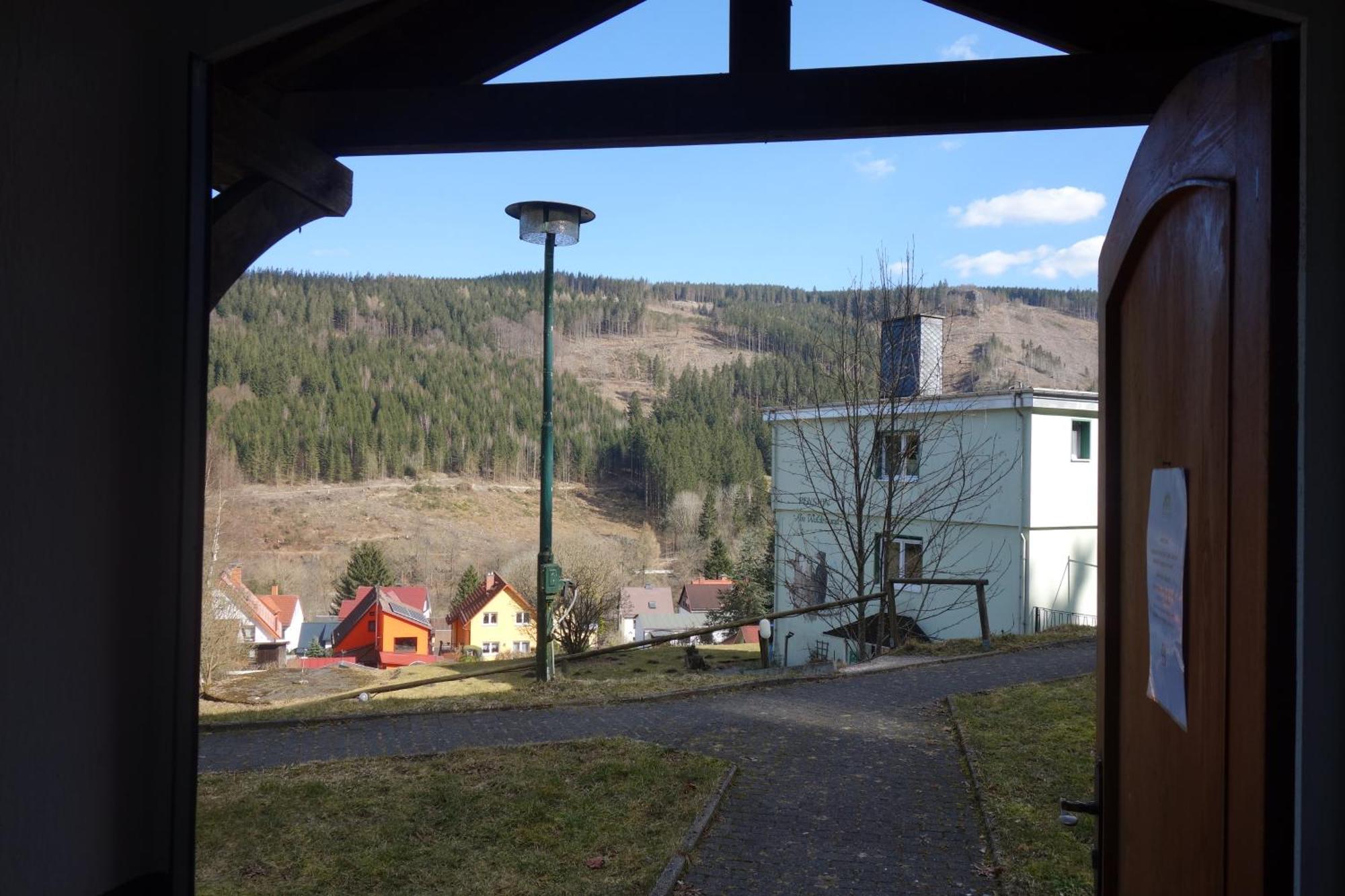 Pension Am Waldesrand Ilmenau Extérieur photo